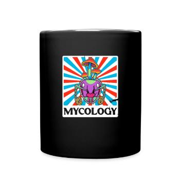 Mushrooms Mycology Mycology Zombie Ant Uni - Full Colour Mug - black - Front