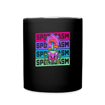 Ant Zombie Mushrooms Insects Mycology Saying - Full Colour Mug - black - Front