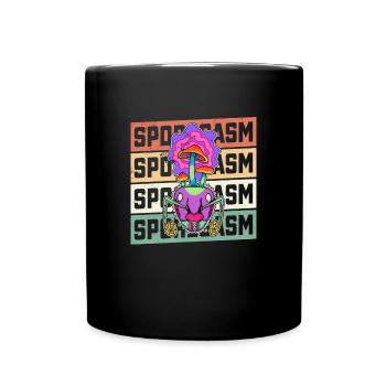 Ant Zombie Mushrooms Insects Mycology Saying - Full Colour Mug - black - Front