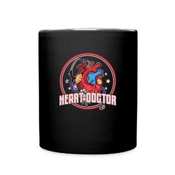 cardiologie médecin disant profession infirmière cardiaque - Mug uni - noir - Devant