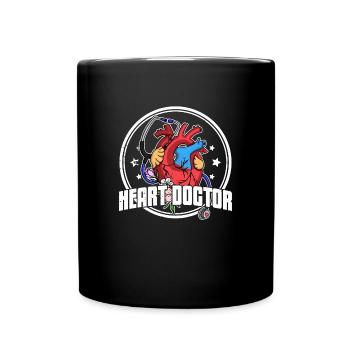 cardiologie médecin disant profession infirmière cardiaque - Mug uni - noir - Devant