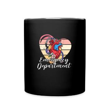 Health Cardiology Profession Heart Arut Education - Full Colour Mug - black - Front