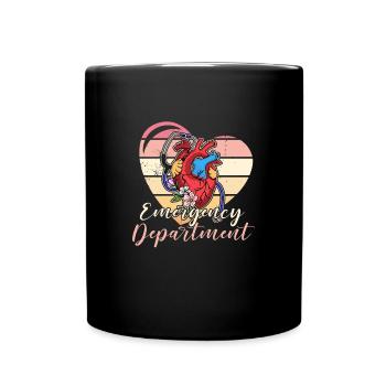 Health Cardiology Profession Heart Arut Education - Full Colour Mug - black - Front