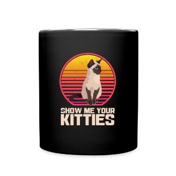 Show me your kittens - Full Colour Mug - black - Front