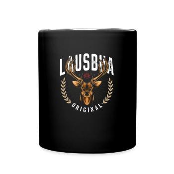 Original Lausbua - Bavarian Style - Tasse einfarbig - Schwarz - Vorne