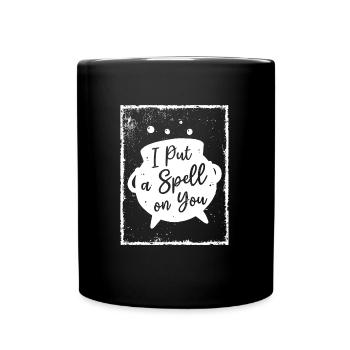 I put a Spell on you - Witchcraft - Tasse einfarbig - Schwarz - Vorne