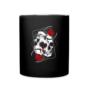 Always on my mind - Liebe - Tasse einfarbig - Schwarz - Vorne