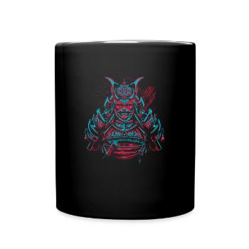 Samurai Krieger Kunst - Tasse einfarbig - Schwarz - Vorne