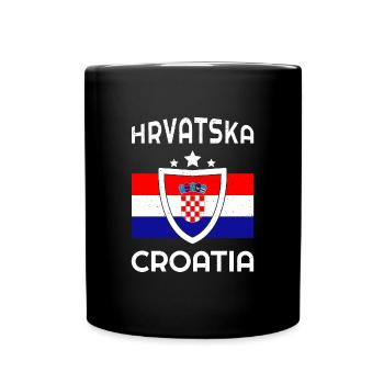 Croatie Balkans Origine nationale Utlaub - Mug uni - noir - Devant