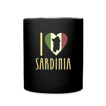 Italy Summer Mediterranean Sardinia Bella - Full Colour Mug - black - Front