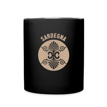 Sardinia Holidays Italia Sardegna Mediterranean - Full Colour Mug - black - Front