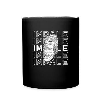 Balkans Bucarest Roumanie Histoire Vlad - Mug uni - noir - Devant