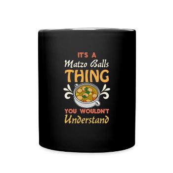 Matzo Pessah Casher Israël Cuisine juive - Mug uni - noir - Devant