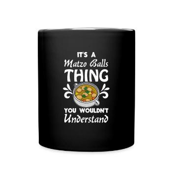Israël Juif Casher Cuisine Matzah Pessah - Mug uni - noir - Devant
