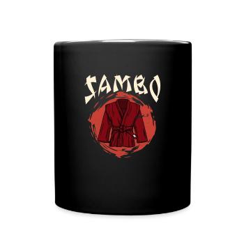 Sambo Ring Sports Suit Arts Martiaux Russie Martiale - Mug uni - noir - Devant