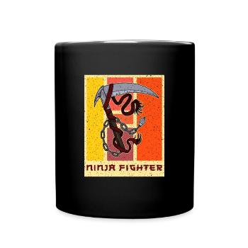 Arme à chaîne Kusarigama Japon arts martiaux Ninja - Mug uni - noir - Devant