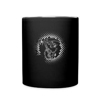 Kusarigama Japan Waffe Ninja Kampf Kenjutsu - Tasse einfarbig - Schwarz - Vorne