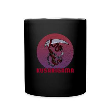 Ninja Chain Weapon Kusarigama Japan Ninjutsu - Full Colour Mug - black - Front