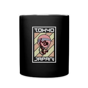 Ninja Martial Arts Weapon Ninjutsu Kusarigama Spell - Full Colour Mug - black - Front