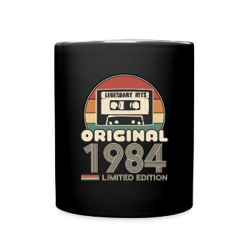 1984 - Tasse einfarbig - Schwarz - Vorne