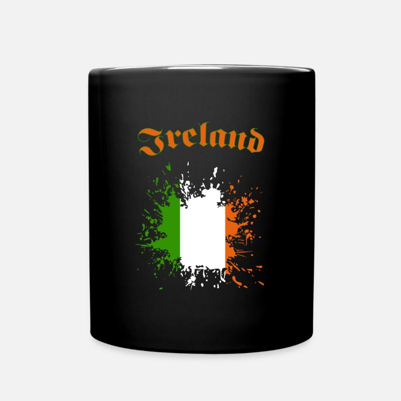 Ireland Irland - Tasse einfarbig - Schwarz
