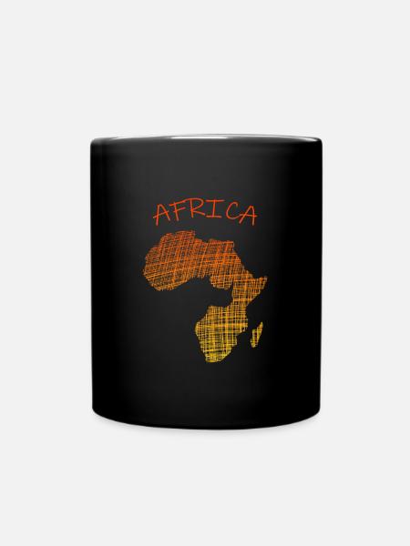 Afrika Madagaskar Africa Afrika - Tasse einfarbig - Schwarz