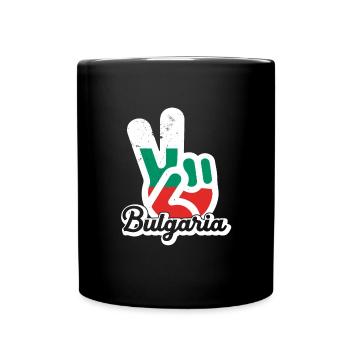 Bulgarien Balkan Urlaub Flagge Sofia Bulgare - Tasse einfarbig - Schwarz - Vorne