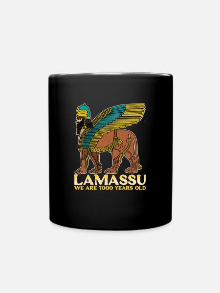 Lamassu Mesopotamien Babylon Gottheit Antik - Tasse einfarbig - Schwarz