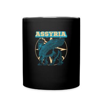 Assyrien Persien Lamassu Iran Mesopotamien Antik - Tasse einfarbig - Schwarz - Vorne