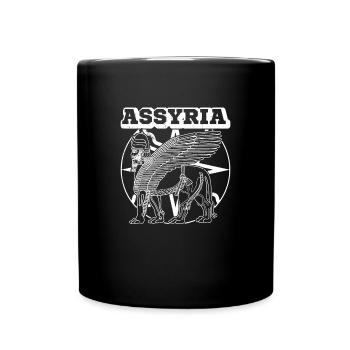 Assyrien Persien Lamassu Iran Mesopotamien Antik - Tasse einfarbig - Schwarz - Vorne