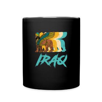 Faravahar Lamassu Iran Persien Gottheit Antik Sume - Tasse einfarbig - Schwarz - Vorne