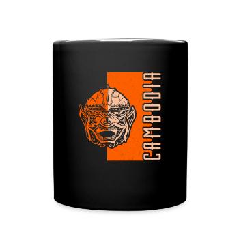 Visite du drapeau national khmer du Cambodge - Mug uni - noir - Devant