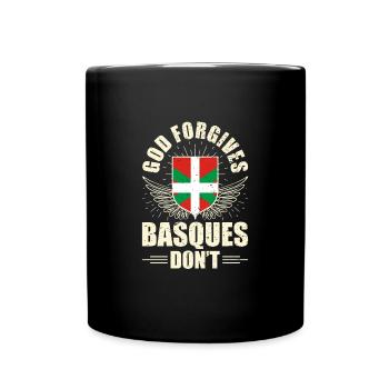 Euzkadi Sprache Euskal Herria Basken Spanien - Tasse einfarbig - Schwarz - Vorne