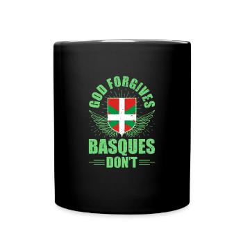 Euzkadi Sprache Euskal Herria Basken Spanien - Tasse einfarbig - Schwarz - Vorne