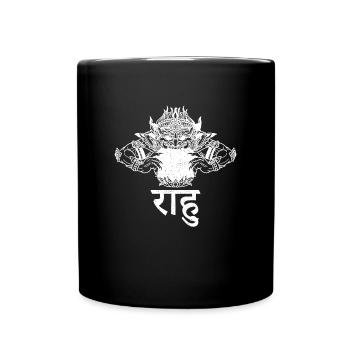 Kambodscha Rahu Tempel Hindu Khmer Flagge - Tasse einfarbig - Schwarz - Vorne