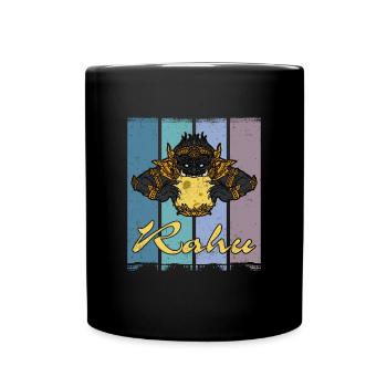 Rahu Tempel Khmer Hindu Traditionell Bayon - Tasse einfarbig - Schwarz - Vorne