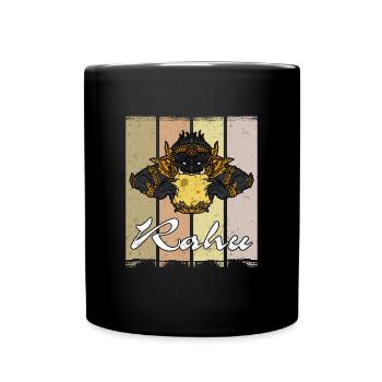 Rahu Tempel Khmer Hindu Traditionell Bayon - Tasse einfarbig - Schwarz - Vorne