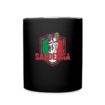 Sardegna Mittelmeer Italien Sardinien Urlaub - Tasse einfarbig - Schwarz - Vorne