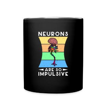 Gehirn Arzt Neurologie Anatomie Neurochirurg - Tasse einfarbig - Schwarz - Vorne