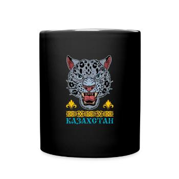 Kasachstan Astana Zentralasien Kasach UdSSR - Tasse einfarbig - Schwarz - Vorne