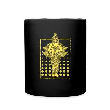 Gott Zurvan Zurvanismus Iran Zoroastrier - Tasse einfarbig - Schwarz - Vorne