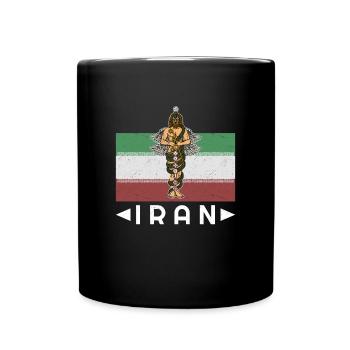 Gott Zurvan Religion Iran Antik Persisch - Tasse einfarbig - Schwarz - Vorne