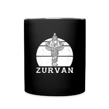 Zoroastrismus Gott Zurvan Iran Antik Religion - Tasse einfarbig - Schwarz - Vorne