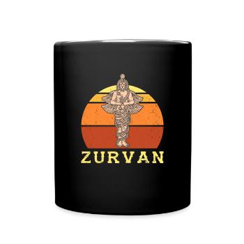 Zoroastrismus Gott Zurvan Iran Antik Religion - Tasse einfarbig - Schwarz - Vorne
