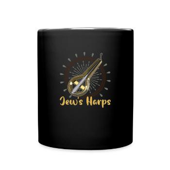 Jew's Harp Instrument Qopuz Maultrommel - Tasse einfarbig - Schwarz - Vorne