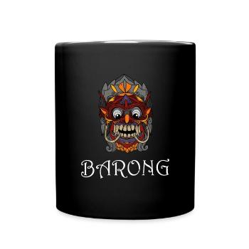 Barong Mythologie Urlaub Bali Indonesien - Tasse einfarbig - Schwarz - Vorne
