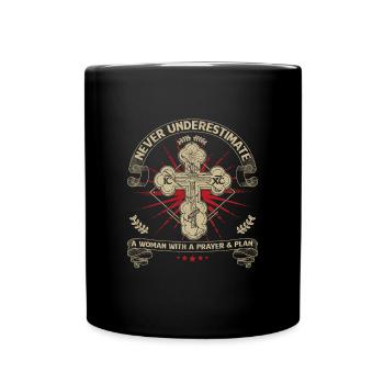 Orthodox Religion Kreuz Balkan Serbien Serbe - Tasse einfarbig - Schwarz - Vorne