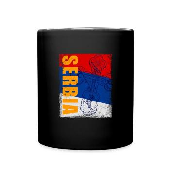 Serbien Orthodox Balkan Christentum Belgrad - Tasse einfarbig - Schwarz - Vorne