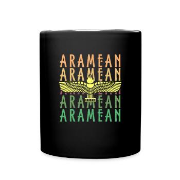 Aramäer aramäische Geschichte Naher Osten - Tasse einfarbig - Schwarz - Vorne