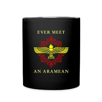 Aram Damaskus Naher Osten Geschichte Syrien - Tasse einfarbig - Schwarz - Vorne